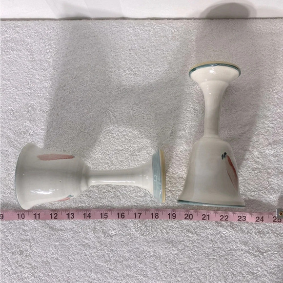 Vintage Ceramic Stoneware Pottery Goblets x2 - Picture 8 of 8